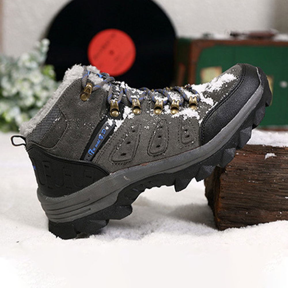 Blauschwan™ Herren Fleece Warm High Top Lace Up Wanderschuhe