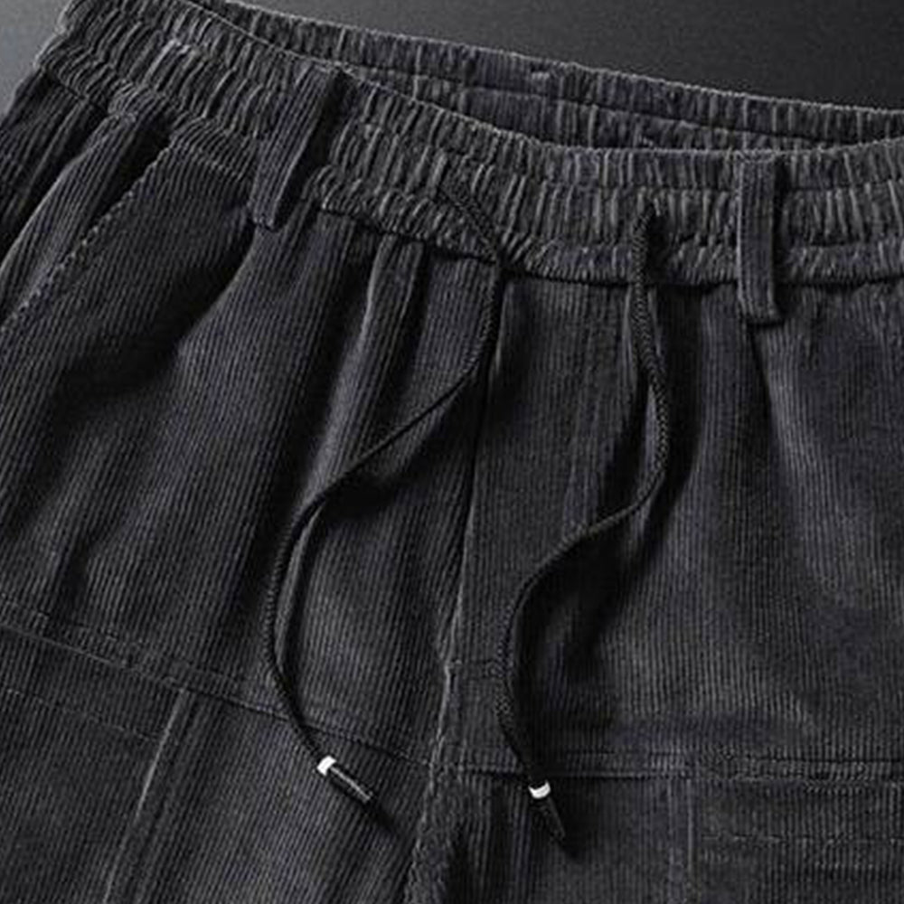 Blauschwan™ Herren Cord Fleece Hose Mit Geradem Bein