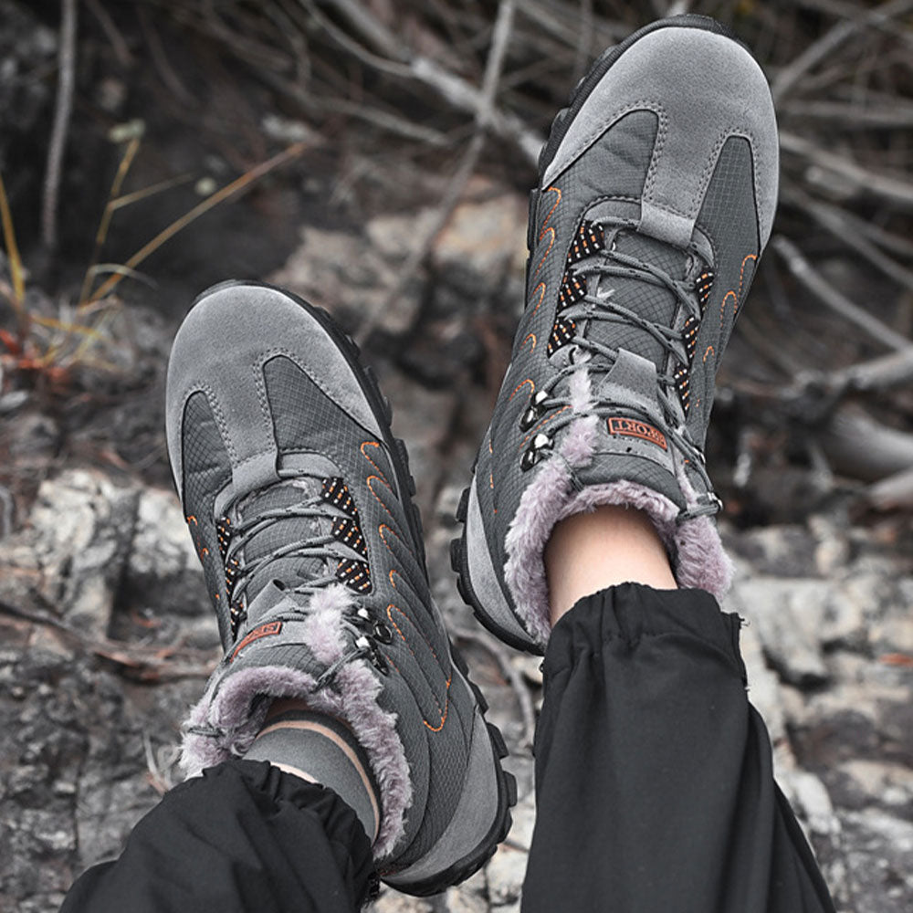 Blauschwan™ Wanderstiefel aus Fleece mit hoher Schnürung für Herren