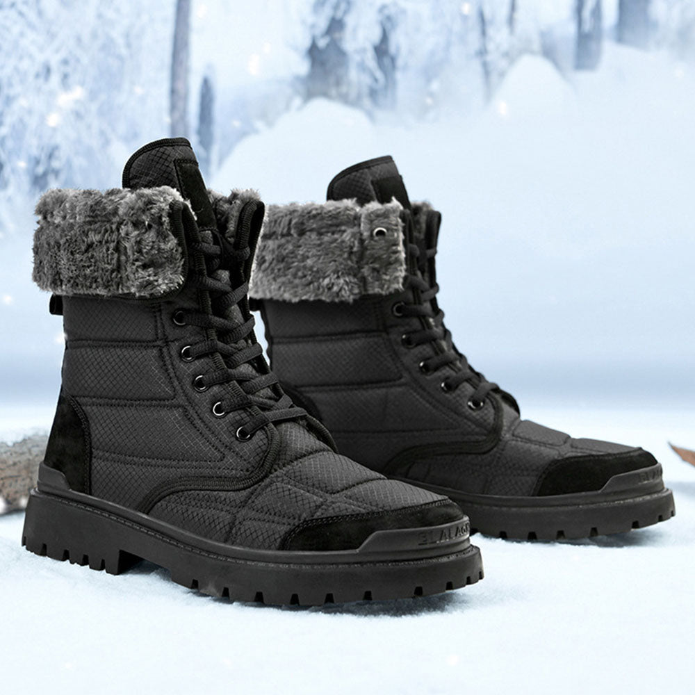 Blauschwan™ Herren Wanderschuhe Warm gefüttert Wasserdicht Schneestiefel