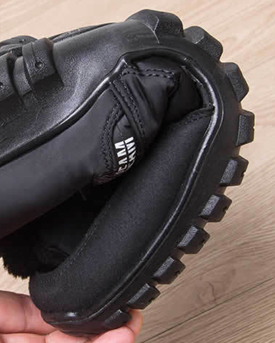 Blauschwan™ Herren Winter Fleece Warm Reißverschluss Schneestiefel