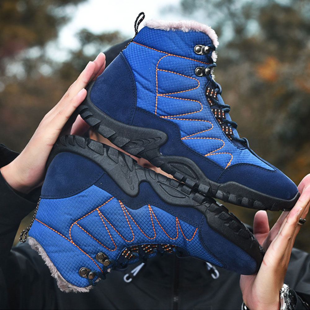 Blauschwan™ Wanderstiefel aus Fleece mit hoher Schnürung für Herren
