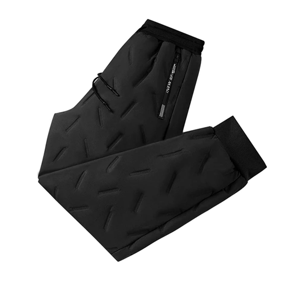 Saphirvogel™ Winterwarme Fleece-Jogginghose für Herren mit Kordelzug