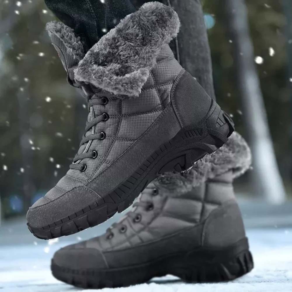 Saphirvogel™ Herren Winter Mid-Calf Pelz Stiefel