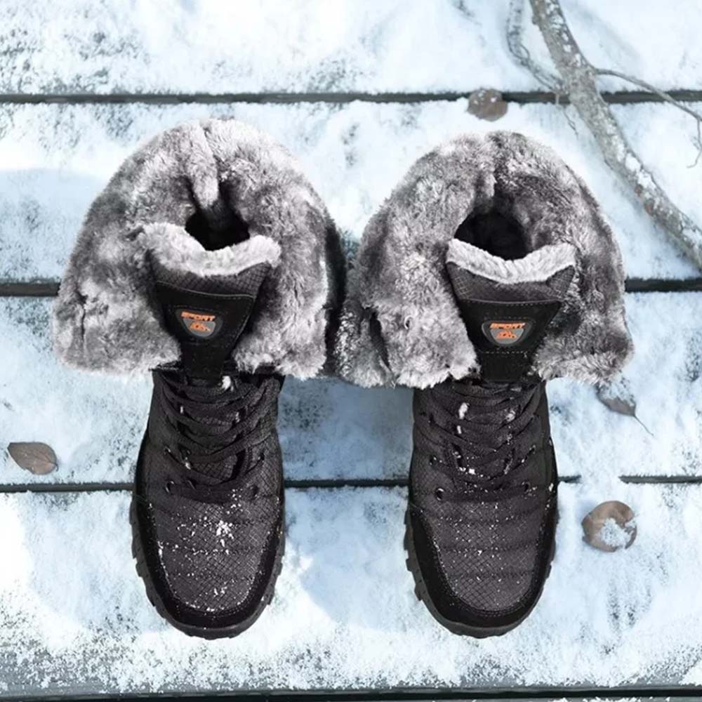 Saphirvogel™ Herren Winter Mid-Calf Pelz Stiefel