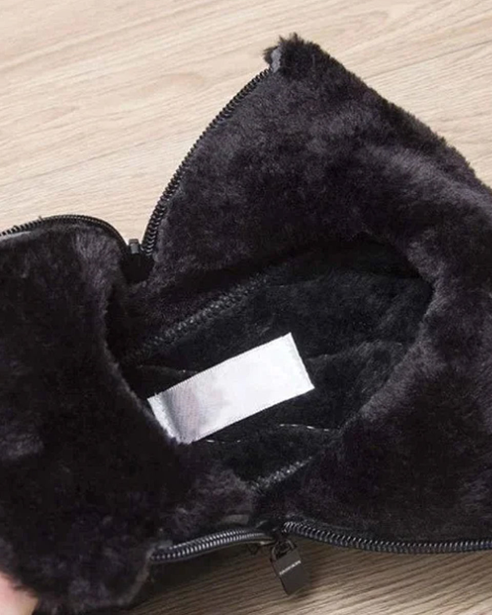 Blauschwan™ Herren Winter Fleece Warm Reißverschluss Schneestiefel