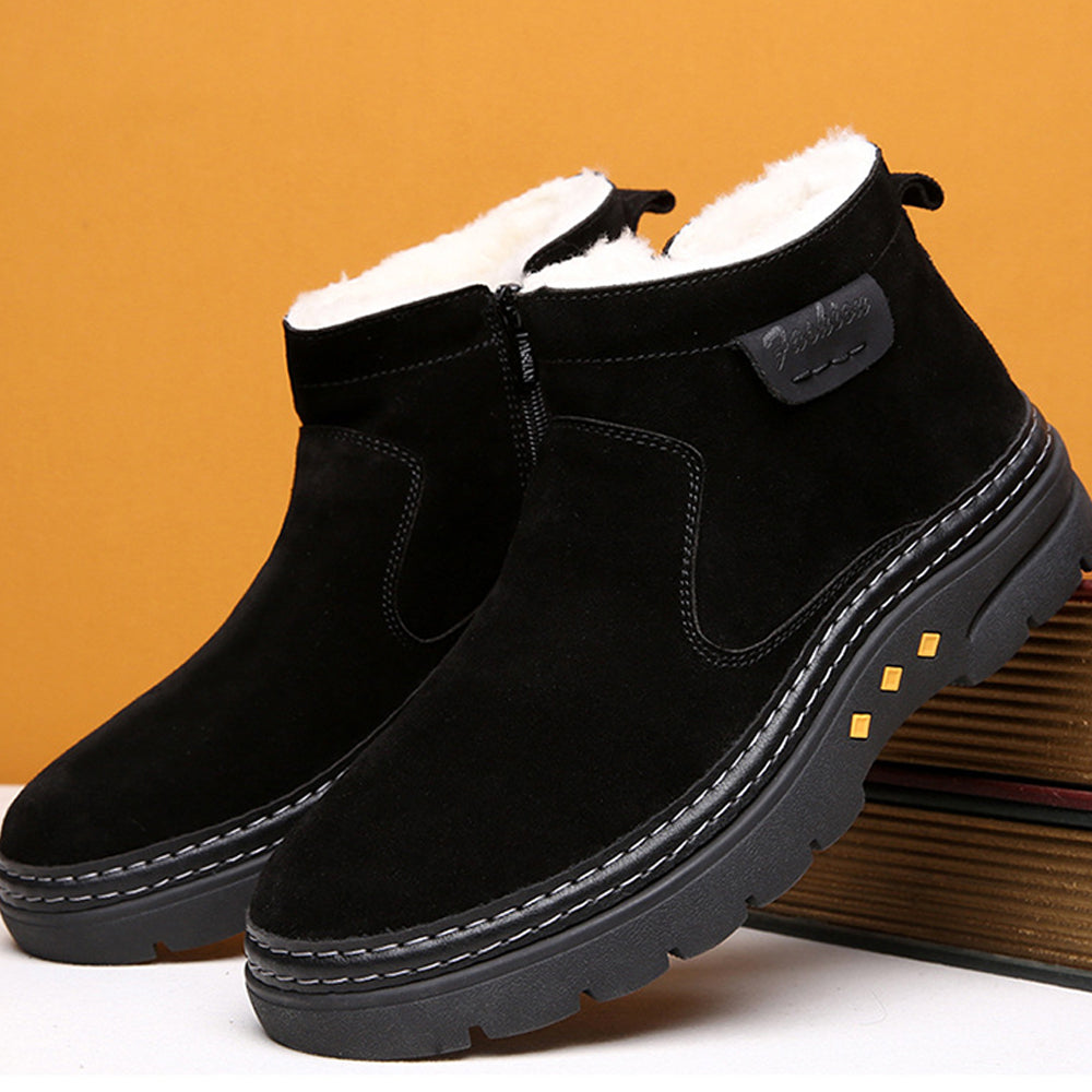 Blauschwan™ Winterschuhe aus Fleece mit rutschfestem Reißverschluss für Herren