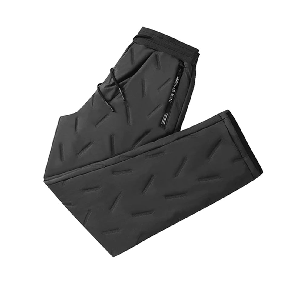 Saphirvogel™ Winterwarme Fleece-Jogginghose für Herren mit Kordelzug