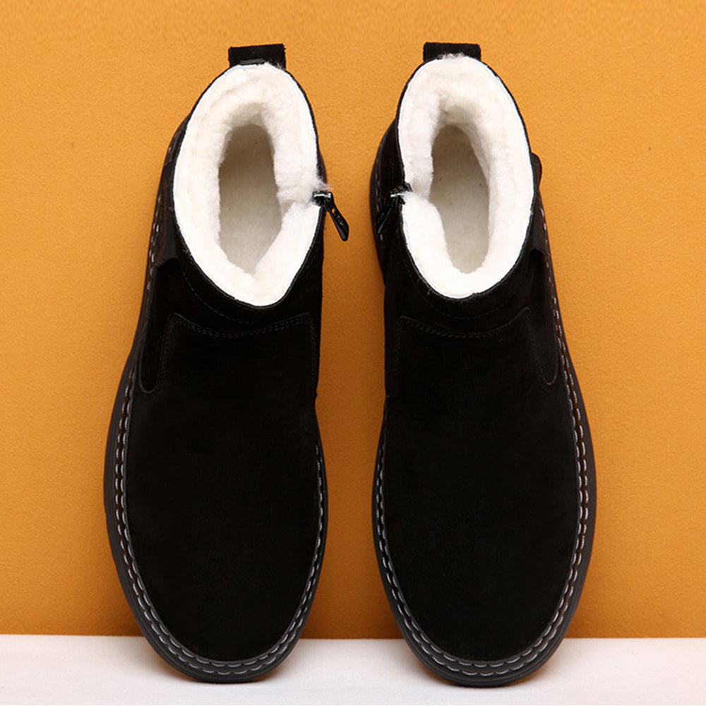Blauschwan™ Winterschuhe aus Fleece mit rutschfestem Reißverschluss für Herren