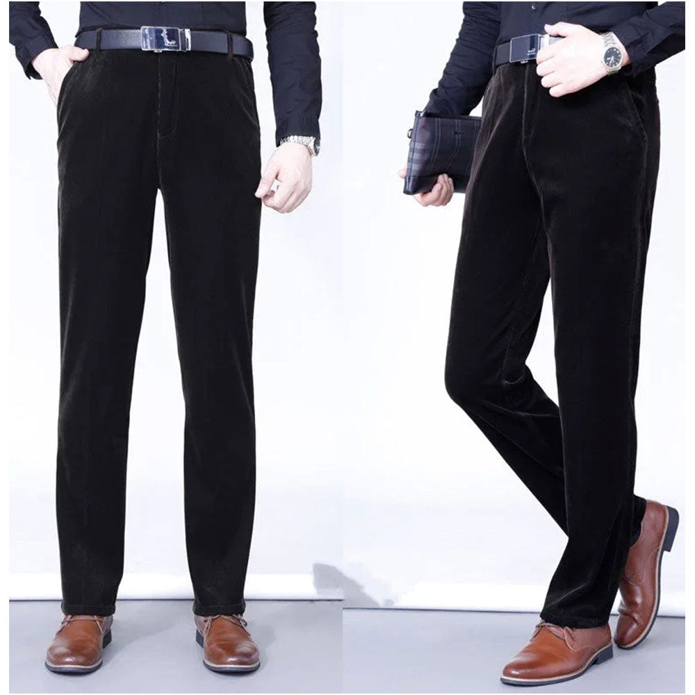 Blauschwan™ Dehnbare gerade lange Cordhose für Männer