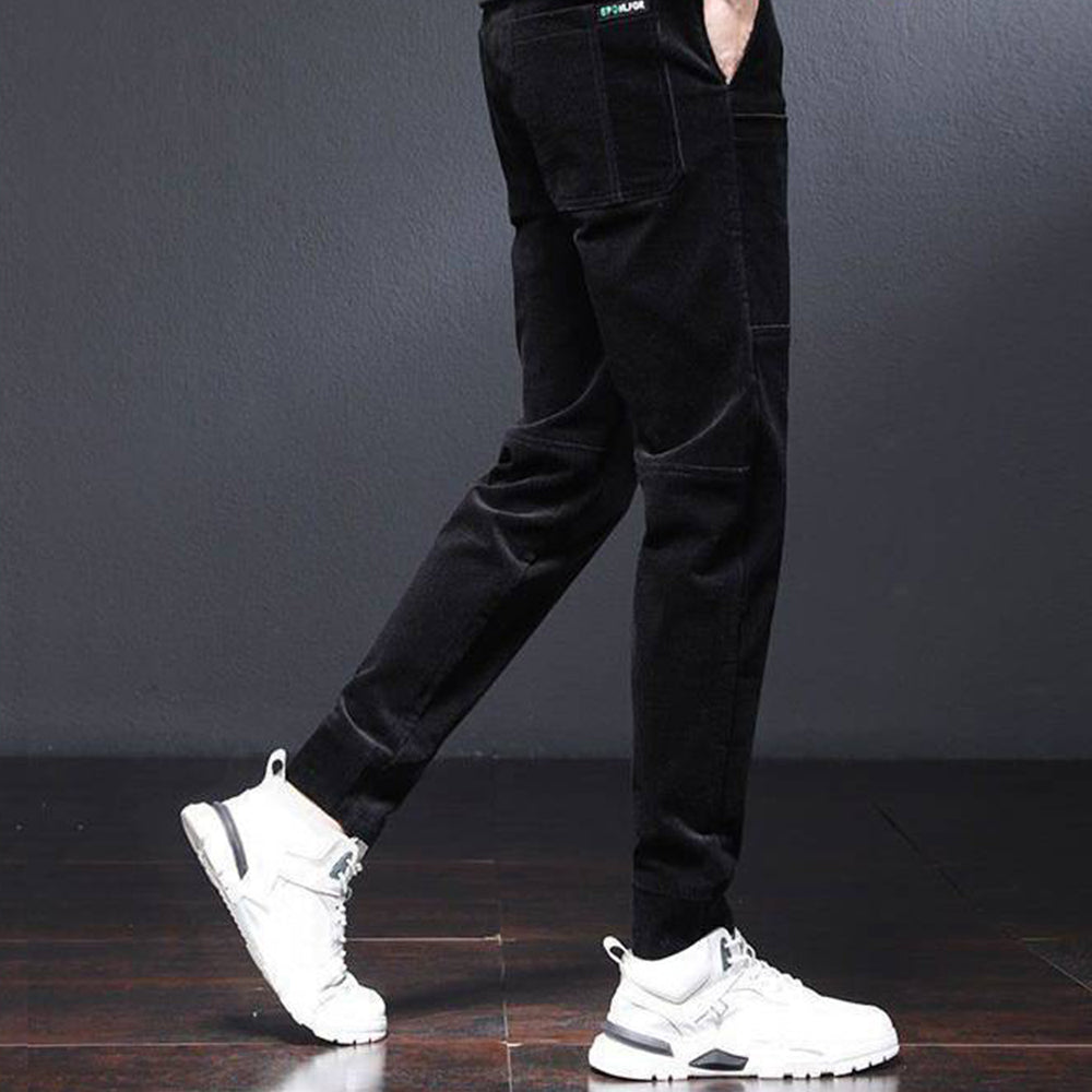 Blauschwan™ Herren Cord Fleece Hose Mit Geradem Bein