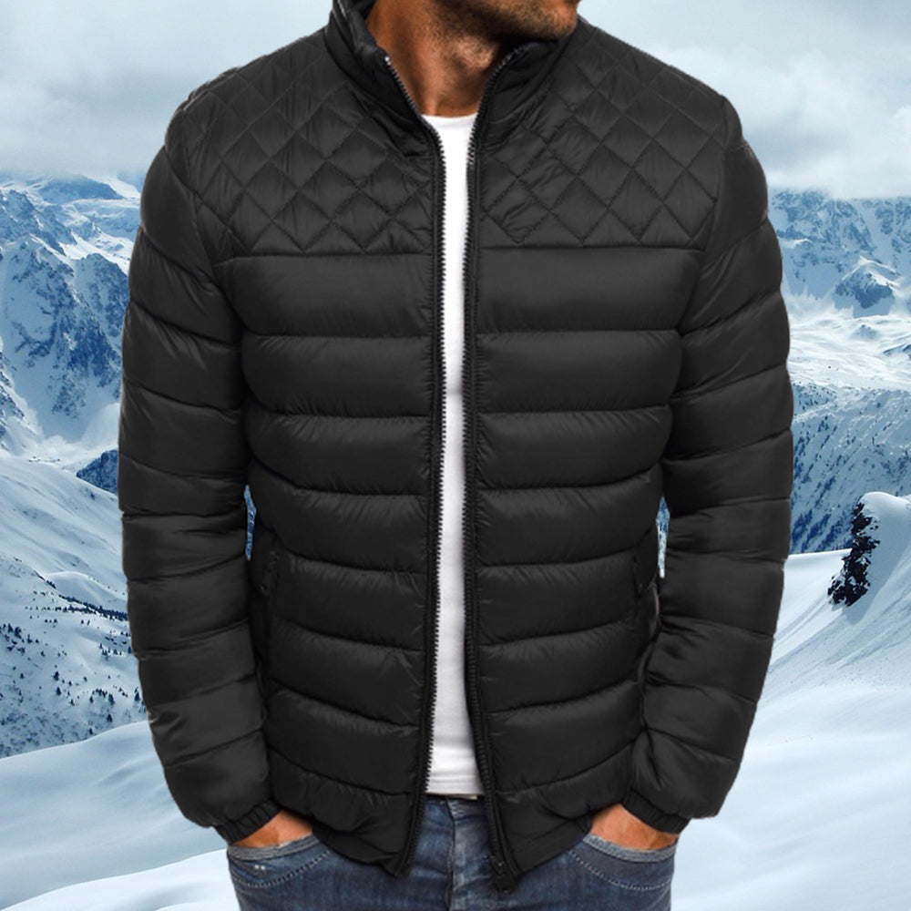 Saphirvogel™ Lässige warme Baumwollkleidung mit Stehkragen für Herren