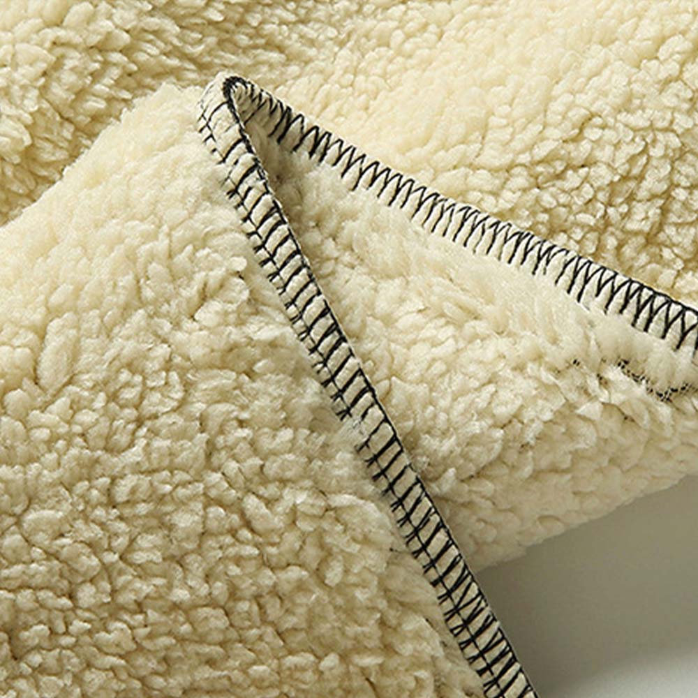 Saphirvogel™ Herren Lambswool Fleece Sweatpants mit Kordelzug