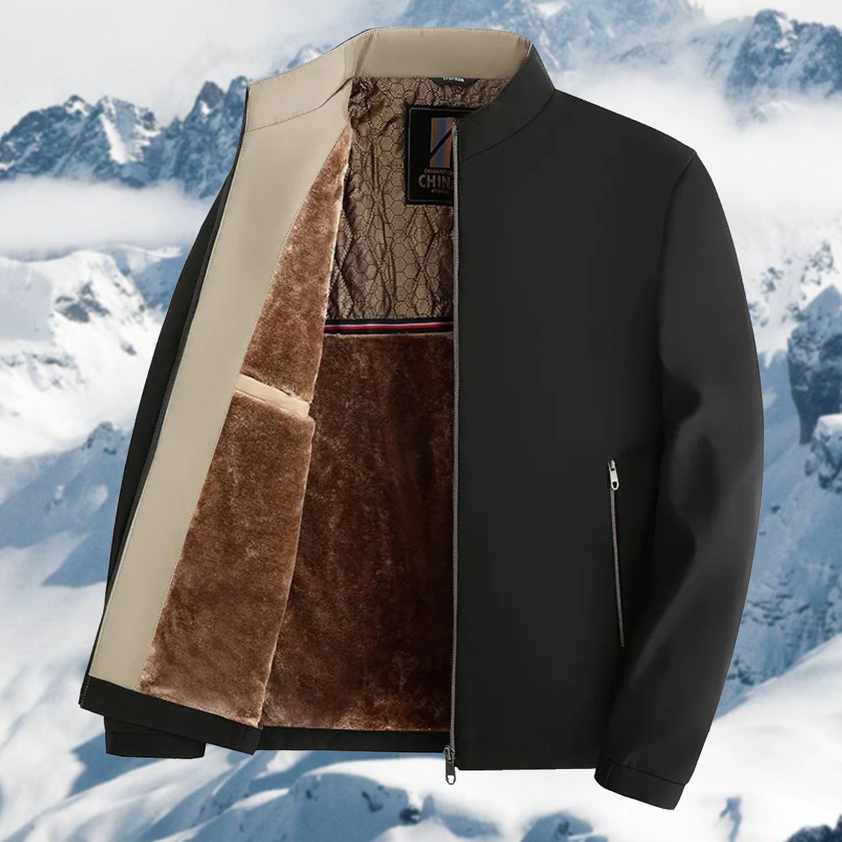 Saphirvogel™ Herren Winter Graphene Warme Jacke