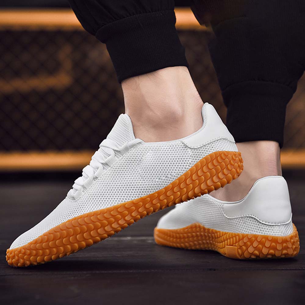 Shobous Men's Flyweave Mesh Casual Shoes