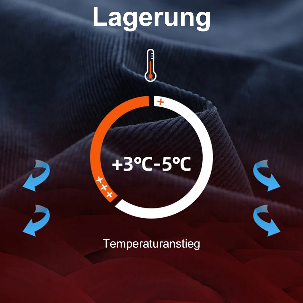 Blauschwan™ Herren Cord Fleece Hose Mit Geradem Bein