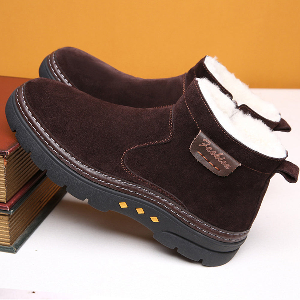 Blauschwan™ Winterschuhe aus Fleece mit rutschfestem Reißverschluss für Herren