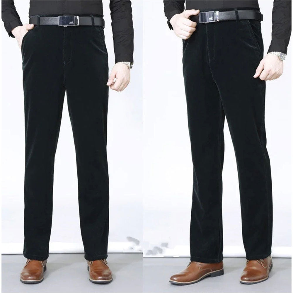 Blauschwan™ Dehnbare gerade lange Cordhose für Männer