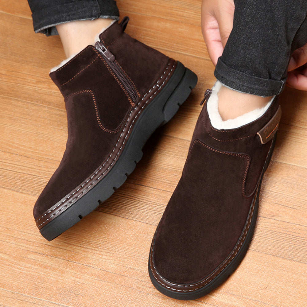 Blauschwan™ Winterschuhe aus Fleece mit rutschfestem Reißverschluss für Herren