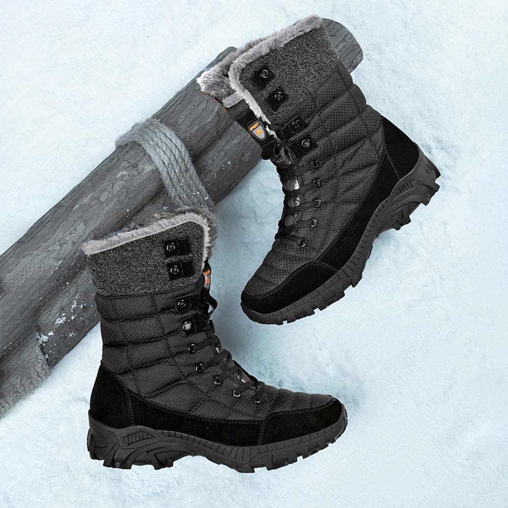 Saphirvogel™ Herren Winter Mid-Calf Pelz Stiefel
