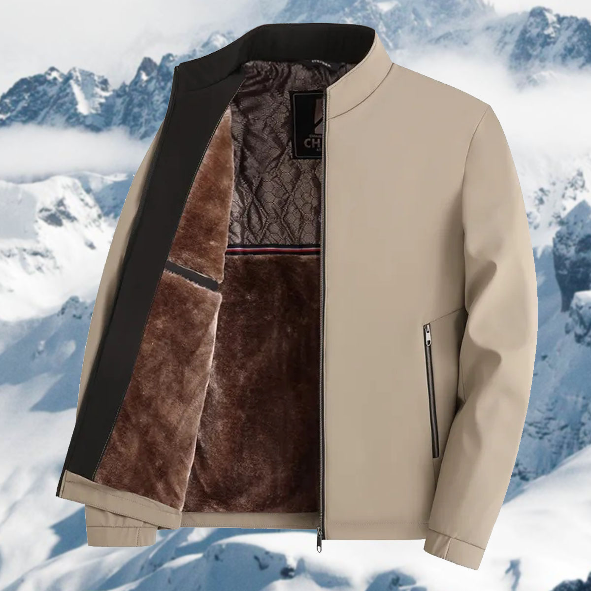 Saphirvogel™ Herren Winter Graphene Warme Jacke