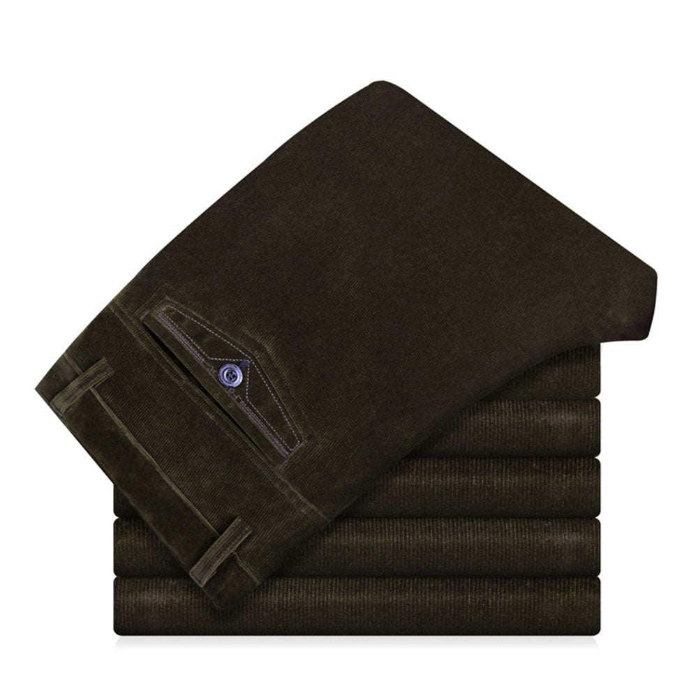 Blauschwan™ Dehnbare gerade lange Cordhose für Männer