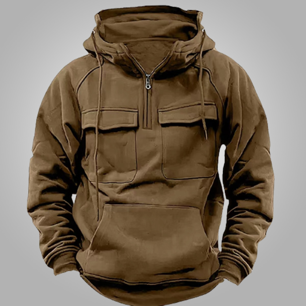 Shobous Men‘s Hoodie Sports Kangaroo Pocket Pullover