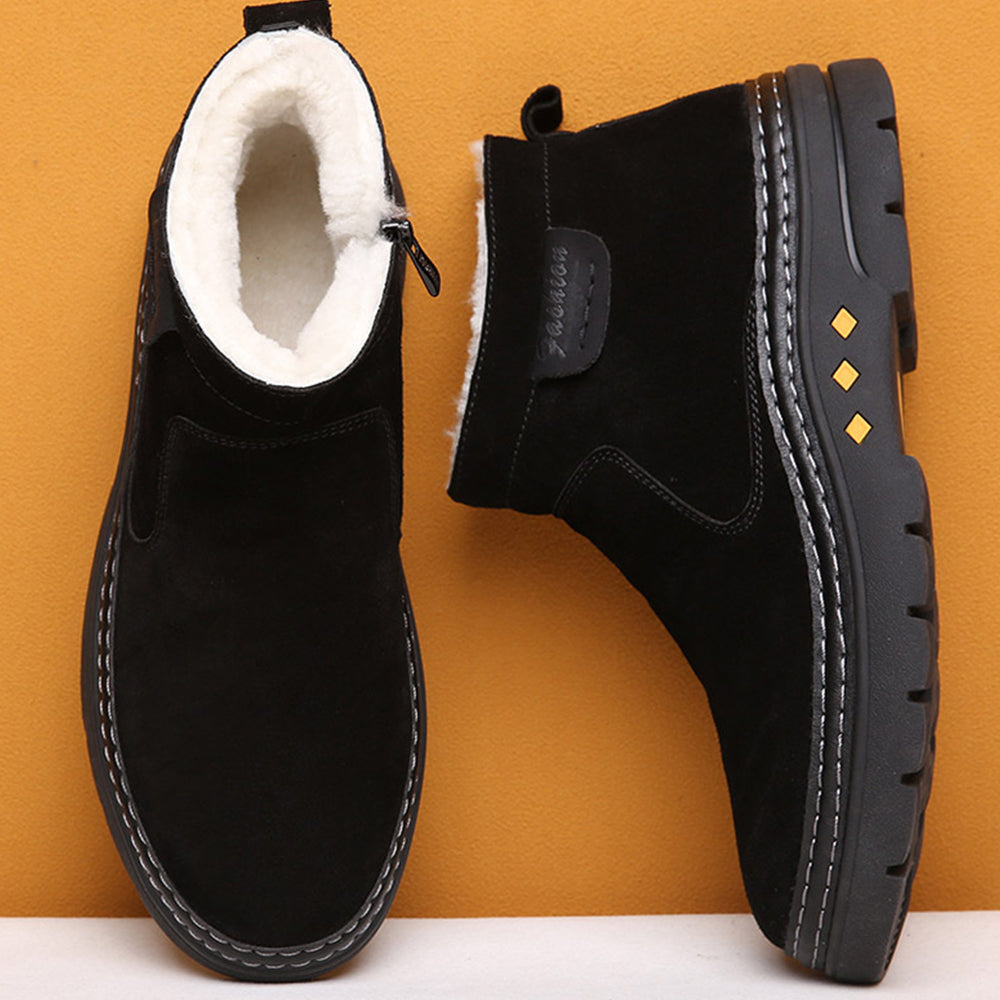 Blauschwan™ Winterschuhe aus Fleece mit rutschfestem Reißverschluss für Herren