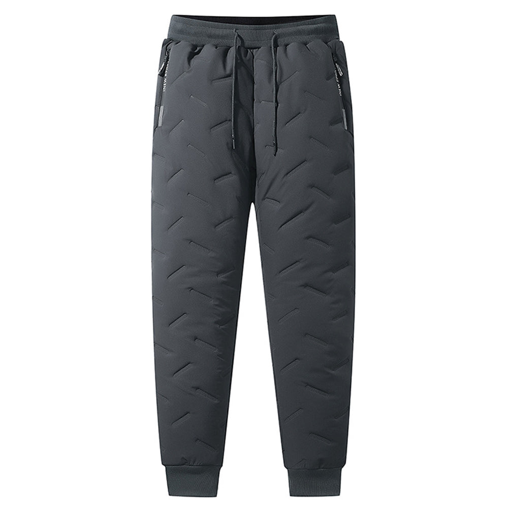 Saphirvogel™ Winterwarme Fleece-Jogginghose für Herren mit Kordelzug