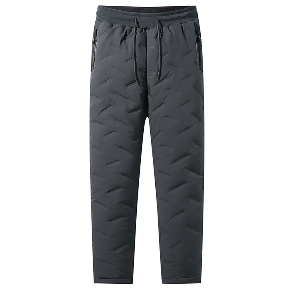 Saphirvogel™ Winterwarme Fleece-Jogginghose für Herren mit Kordelzug
