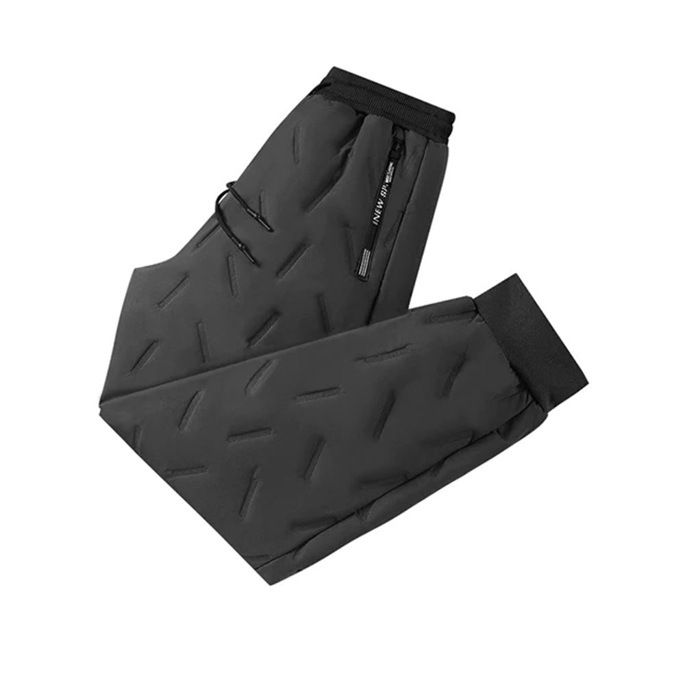 Saphirvogel™ Winterwarme Fleece-Jogginghose für Herren mit Kordelzug