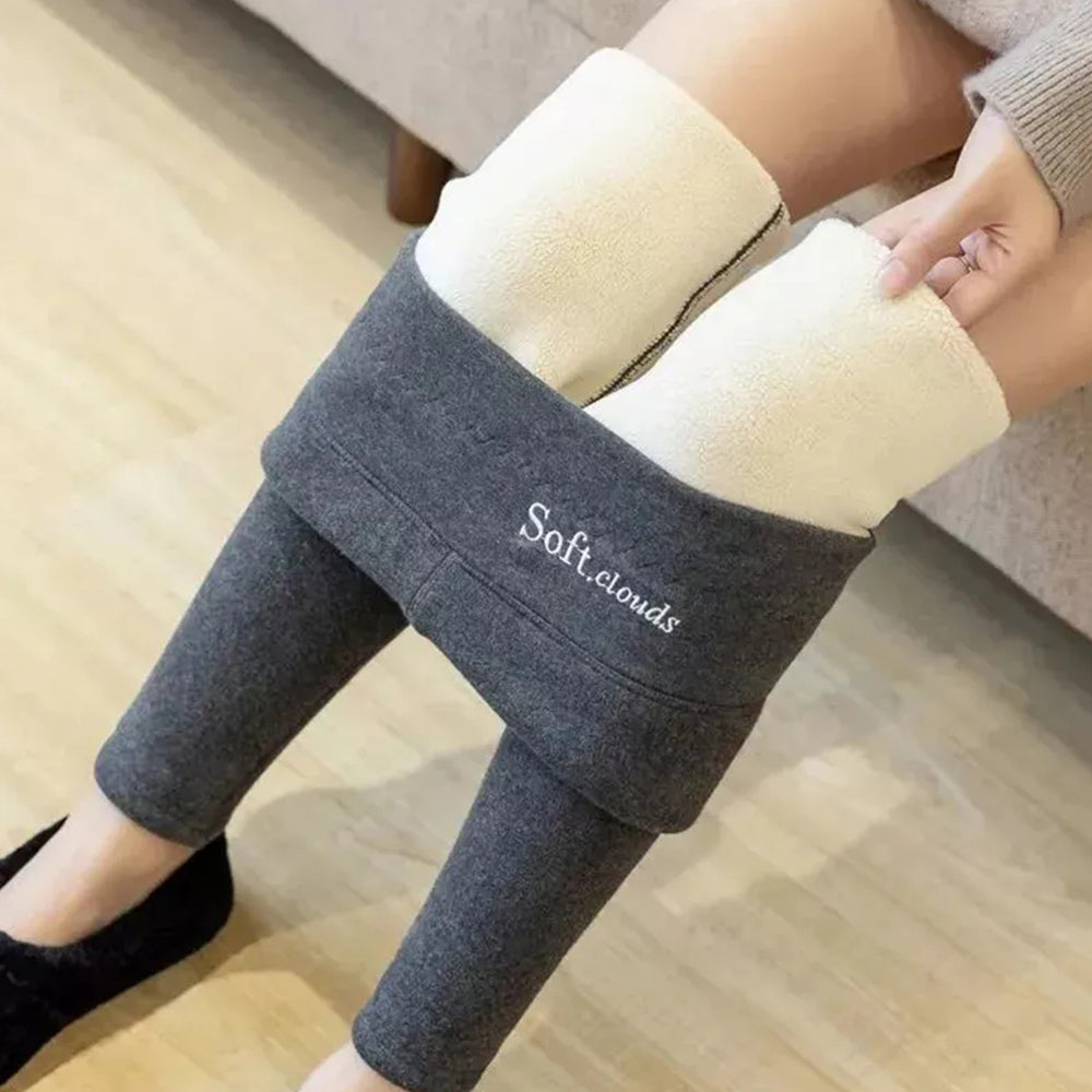 Saphirvogel™ Lässige, warme, mit Fleece gefütterte Leggings für den Winter
