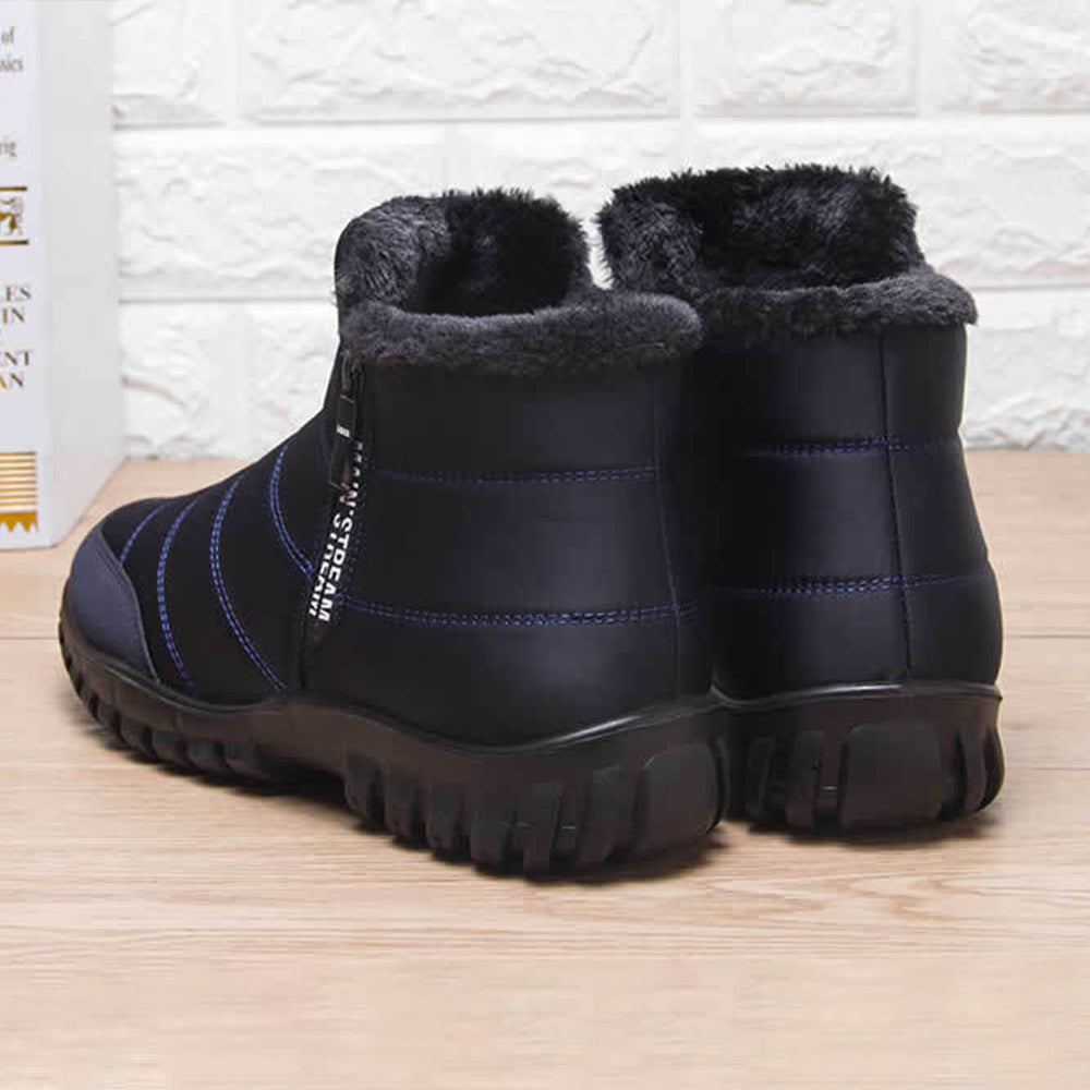 Blauschwan™ Herren Winter Fleece Warm Reißverschluss Schneestiefel