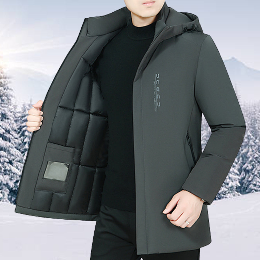 Blauschwan™ Lässige Kapuzenjacke aus dicker Baumwolle, warm und winddicht