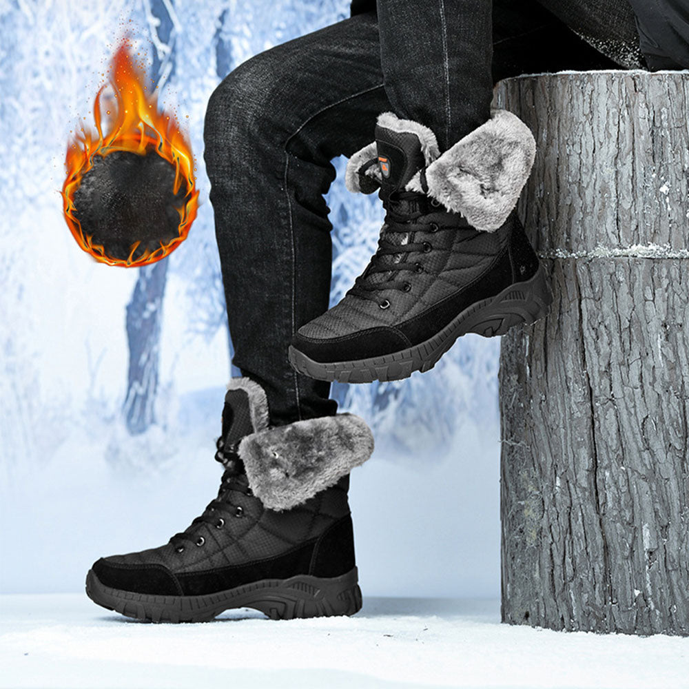 Blauschwan™ Herren Wanderschuhe Warm gefüttert Wasserdicht Schneestiefel