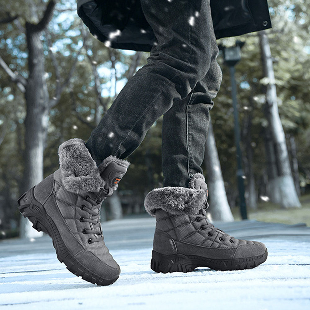 Blauschwan™ Herren Wanderschuhe Warm gefüttert Wasserdicht Schneestiefel