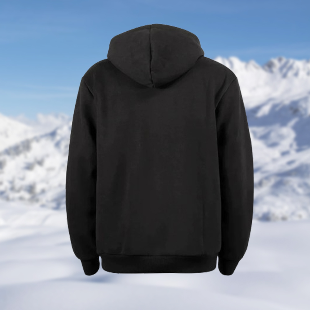 Shobous USB Heated Hooded Pullover Sweatshirt