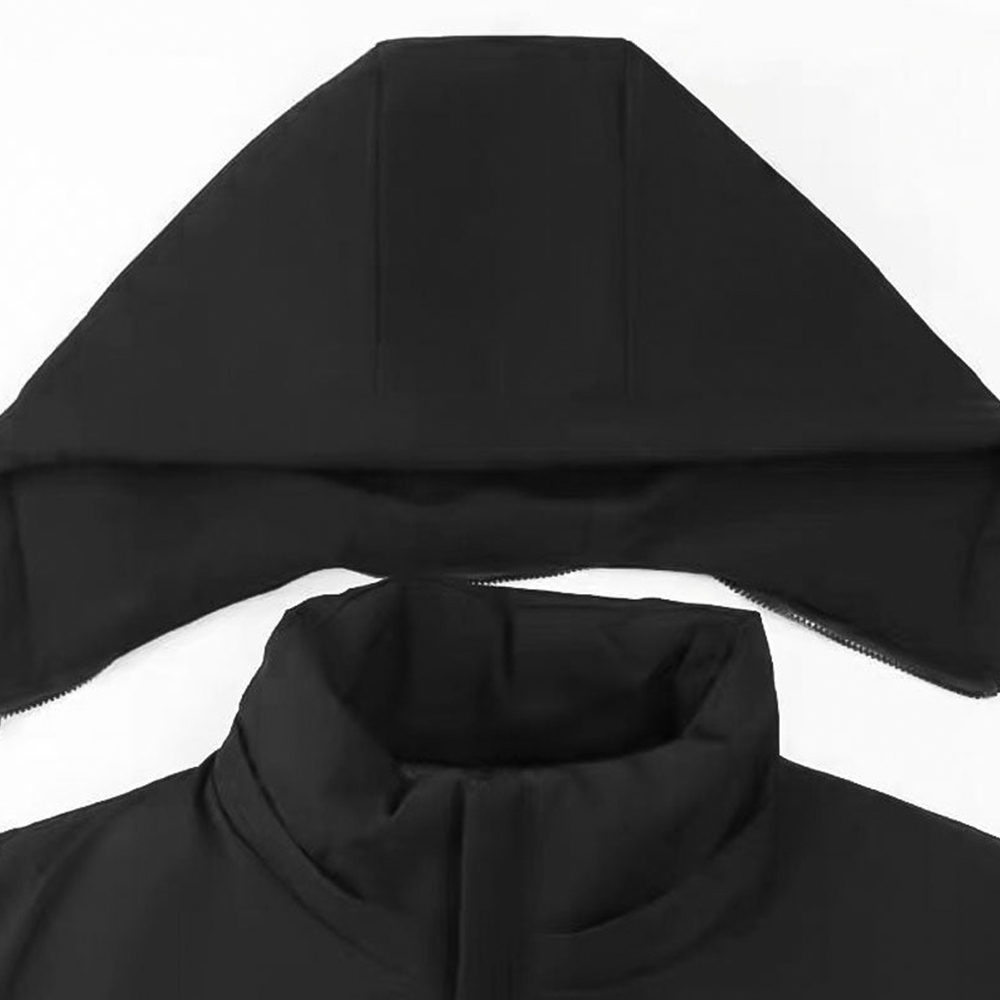 Shobous Men’s Thermal Thick Hooded Parka Coat