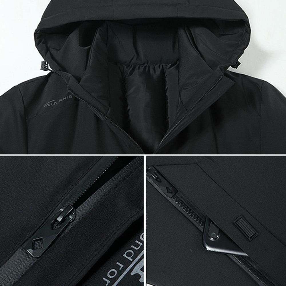 Blauschwan™ Lässige Kapuzenjacke aus dicker Baumwolle, warm und winddicht