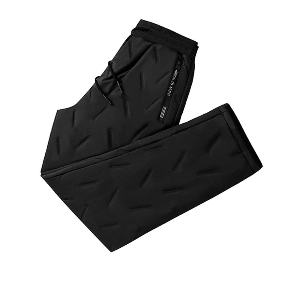 Saphirvogel™ Winterwarme Fleece-Jogginghose für Herren mit Kordelzug