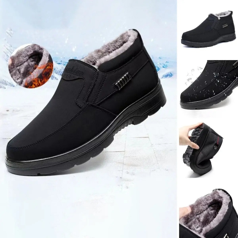 Verdickte Fleece-Winterschuhe Für Herren
