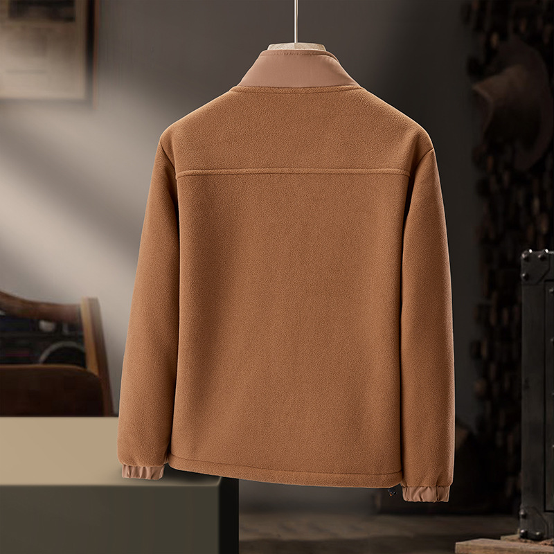 Herren-Fleecejacke mit verstärkter Fleece-Füllung für Herbst und Winter