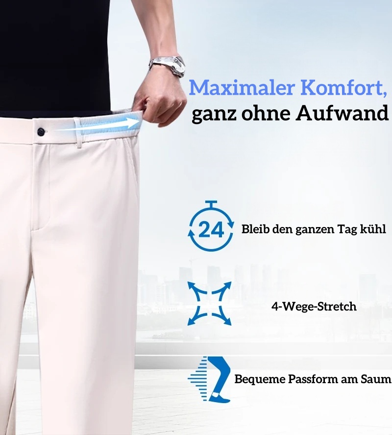 Cosmine Ultra Komfort Flexible Freizeithose aus Eisseide