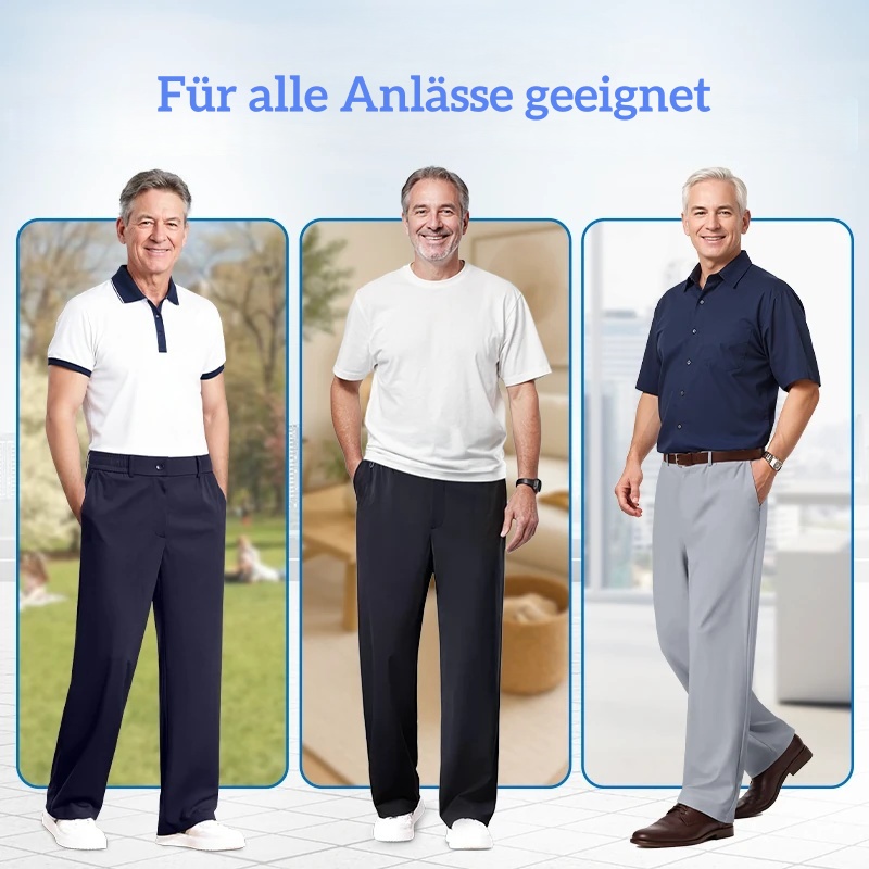 Cosmine Ultra Komfort Flexible Freizeithose aus Eisseide