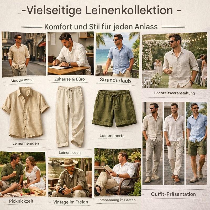 Cosmine Herren-Cargoshorts im Hawaii-Stil