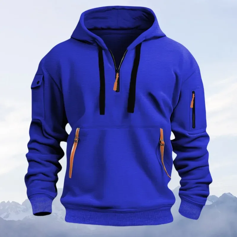 Lässiges Herren-Sweatshirt mit Reißverschluss