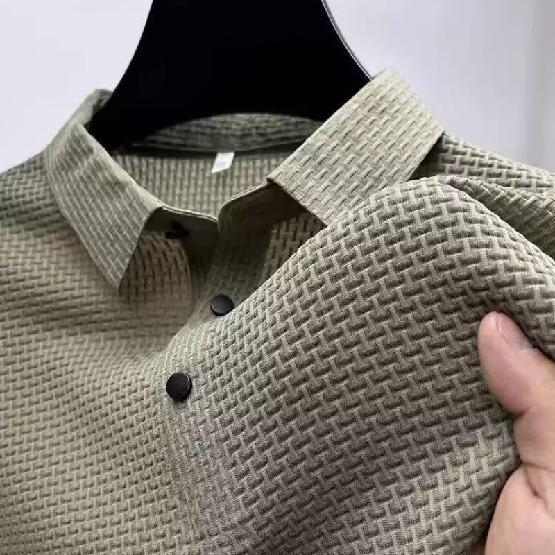 Blauschwan™ Atmungsaktives Kurzarmshirt aus Eisseide für Herren