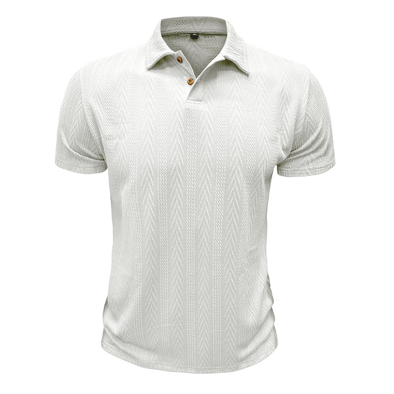 Blauschwan™ Kurzärmliges T-Shirt Für Herren Mit Jacquardstruktur