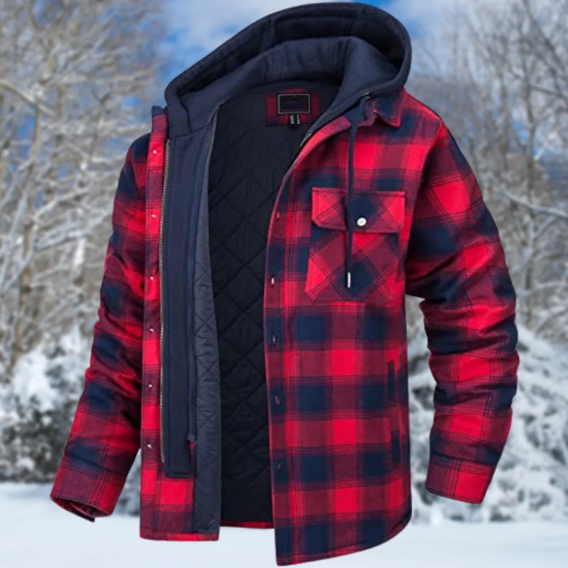 Stilvolle Und Warme Herren-Winterjacke