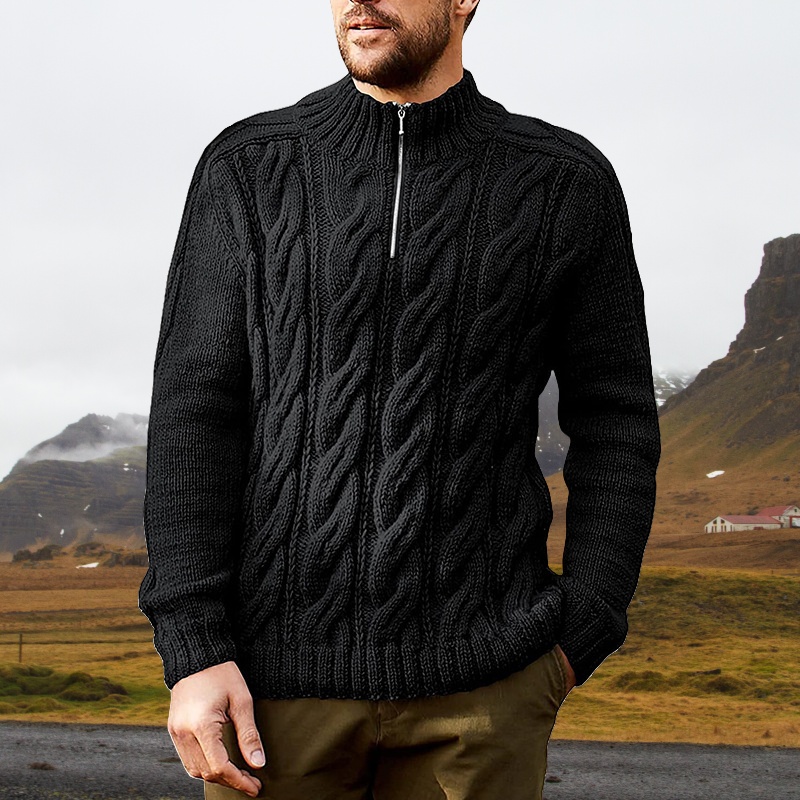 Rollkragenpullover Für Herren Im Herbst Und Winter